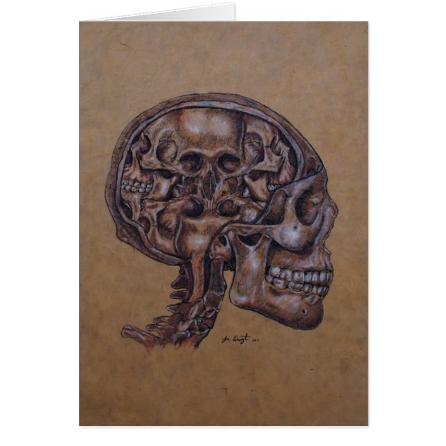 Cartão Anatomia de um Schizophrenix (Frente)