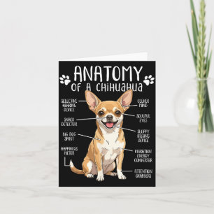 Cartão Anatomia Engraçada de um Dono de Chihuahua P
