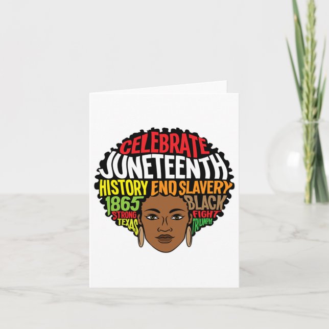 Cartão Ancestral Afro Melanin (Frente)