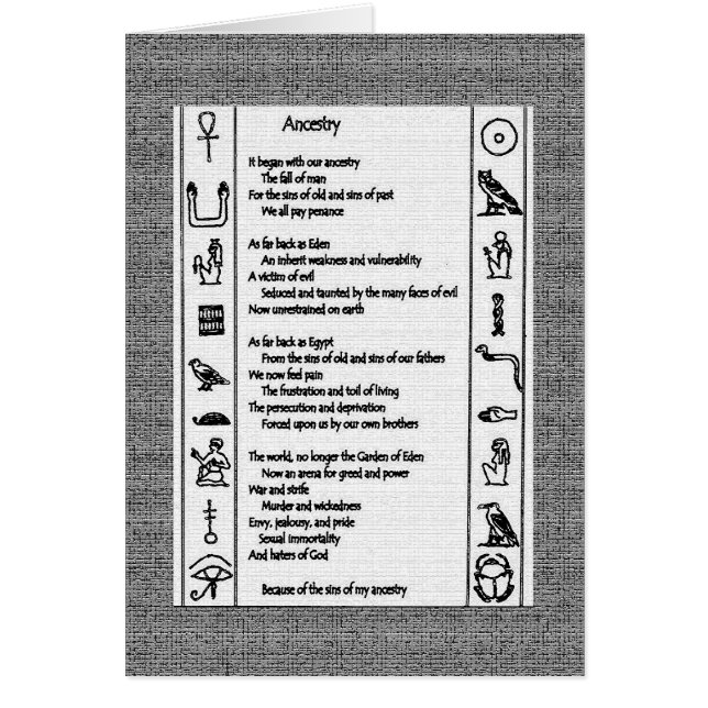 Cartão Ancestralidade (Frente)