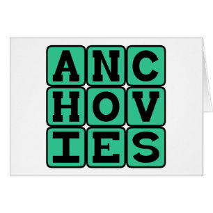 Cartão Anchovies, Pizza Topping