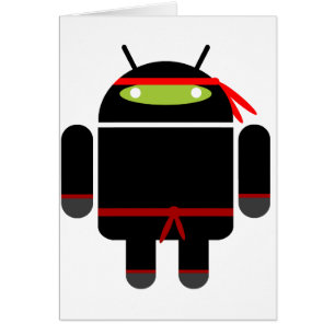 Cartão Android Ninja