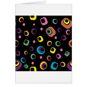 Cartão Anéis Abstrato