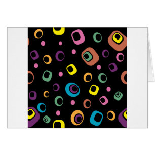 Cartão Anéis Abstrato