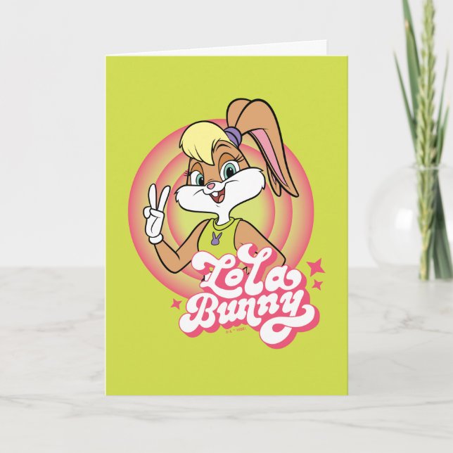 Cartão Anéis Lola Retro LOONEY TUNES™ (Frente)