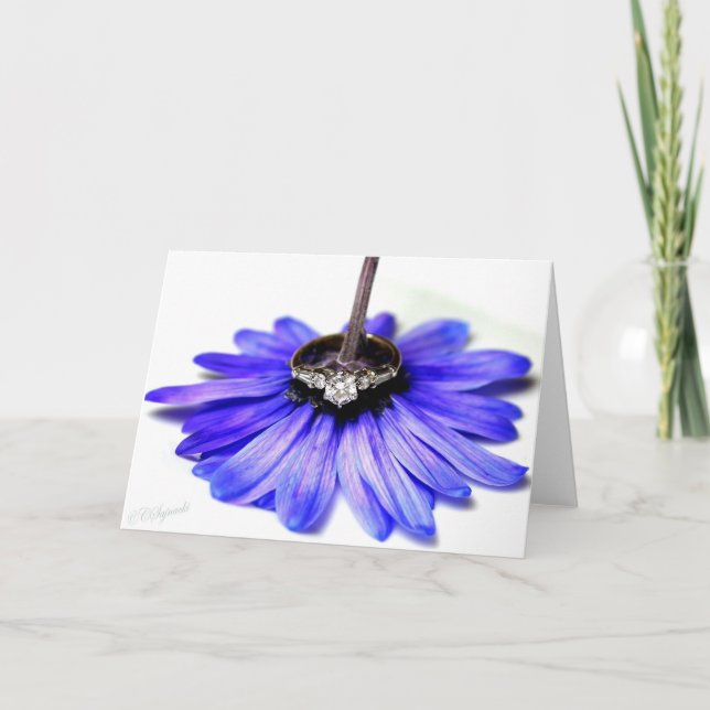 Cartão Anel da margarida (Frente)