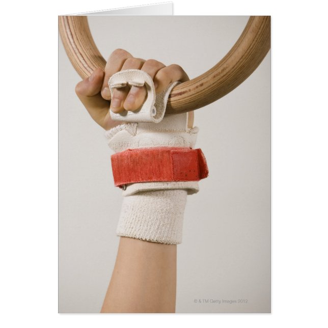 Cartão Anel de retenção da mão do ginásio (Frente)