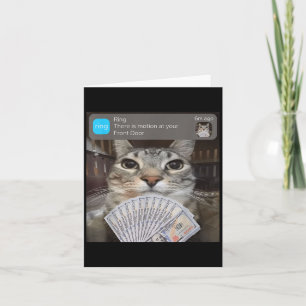 Cartão Anel Lá Está Movimento Na Sua Porta Da Frente Memó