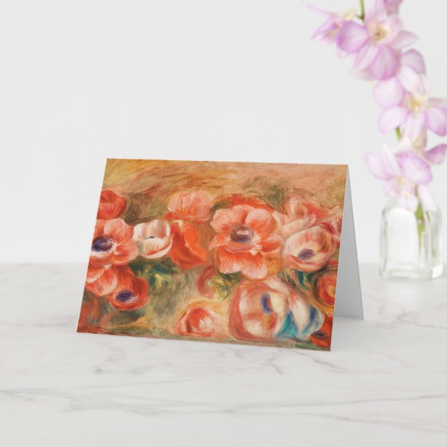Cartão Anêmonas (2) por Auguste Renoir (Orquídea)