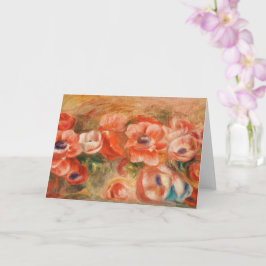 Cartão Anêmonas (2) por Auguste Renoir