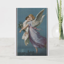 Cartão Angel Carrying Child Mother's Day Greeting Card