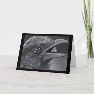 Cartão Angel Crow Christmas