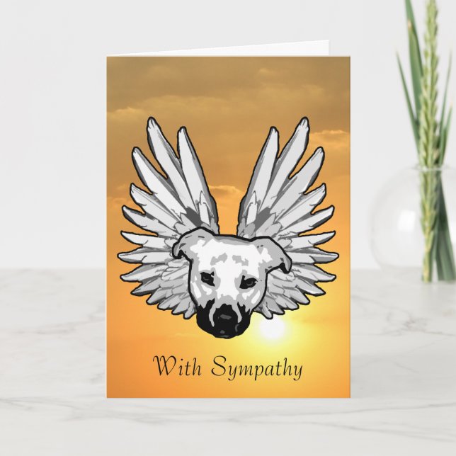 Cartão Angel Dog (Frente)