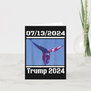 Cartão Angel Flag No Trump Rally , Trump 07_13_2024 Mirac