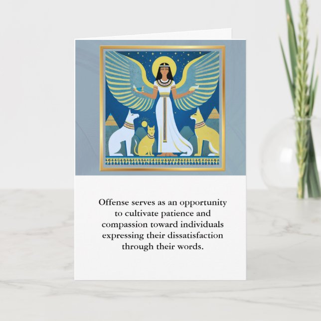 Cartão angel message egypt  happy birthday (Frente)