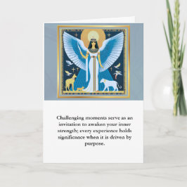 Cartão angel message egypt  happy birthday