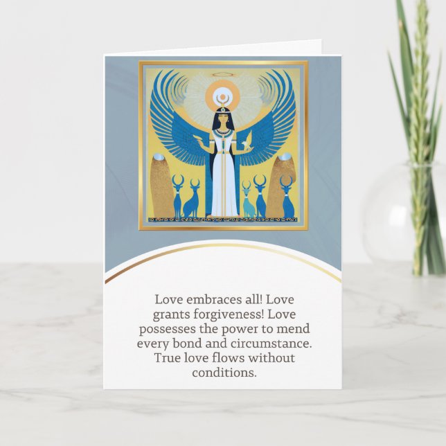 Cartão angel message egypt  happy birthday (Frente)