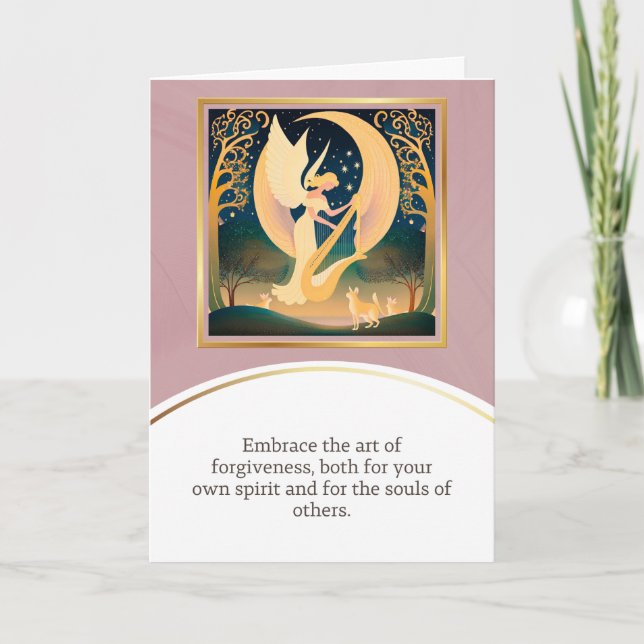 Cartão angel message egypt  happy birthday (Frente)