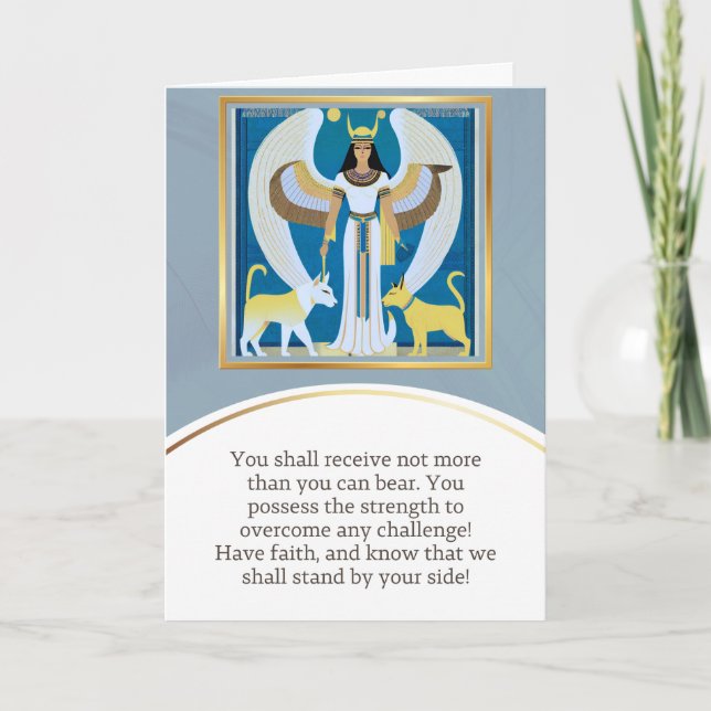 Cartão angel message egypt  happy birthday (Frente)