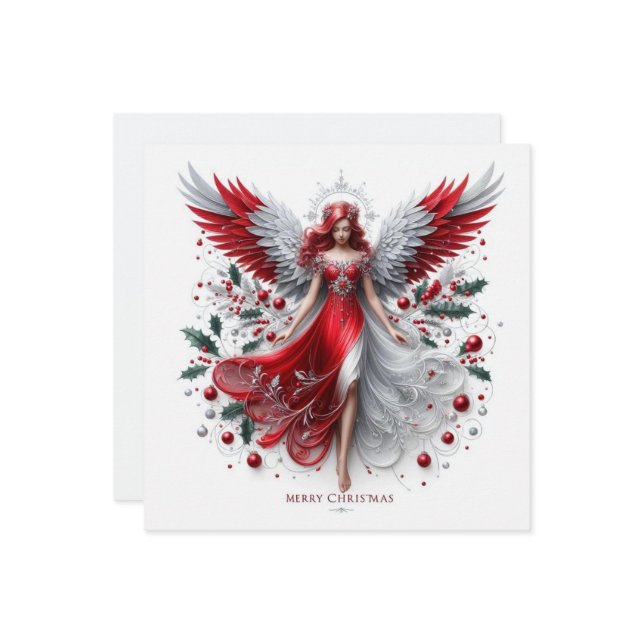 Cartão Angel Natal (Frente/Verso In Situ)