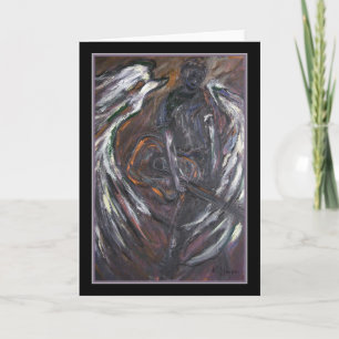 Cartão Angel of Music - Original Art Greeting Card