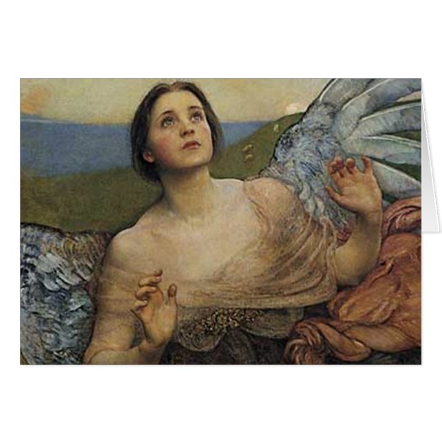 Cartão Angel sense of sight card (Frente Horizontal)