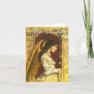 Cartão Angel With Sympathy Note Card