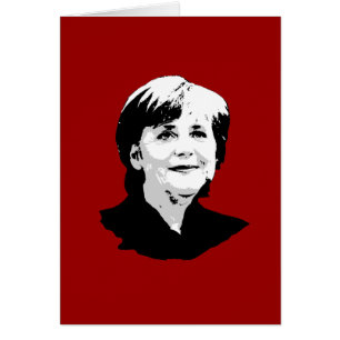 Cartão Angela Merkel