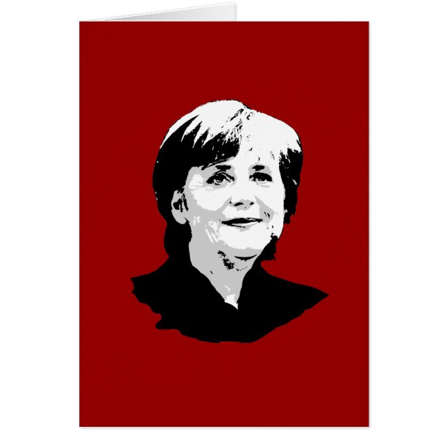 Cartão Angela Merkel (Frente)