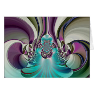 Cartão Angelic Hakuna Matata Oferece Coração Roxo