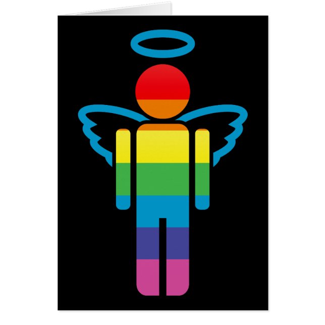 Cartão angélico. (Frente)