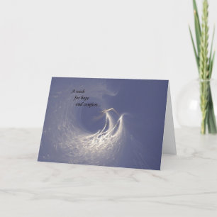 Cartão Angel's Wings Sympathy Card