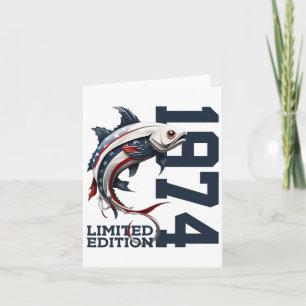Cartão Angler 51rua Birthday Fisheries Limited Edition 19
