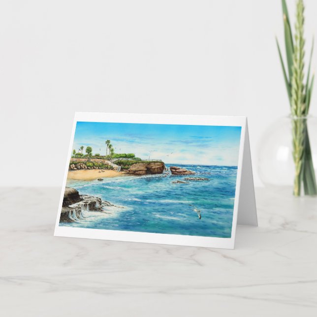 CARTÃO ANGRA DE LA JOLLA, LA JOLLA, CALIFÓRNIA (Frente)