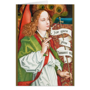 Cartão Ângulo de Anunciação de Schongauer CC1183