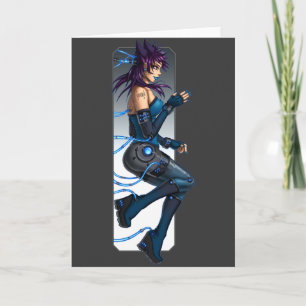 Cartão Animadora Sci-Fi