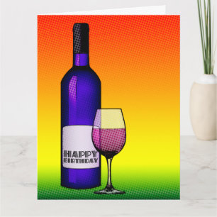 Cartão animadores de feliz aniversário