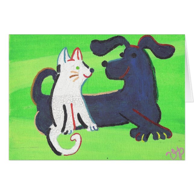 Cartão animais de estimação (Frente Horizontal)