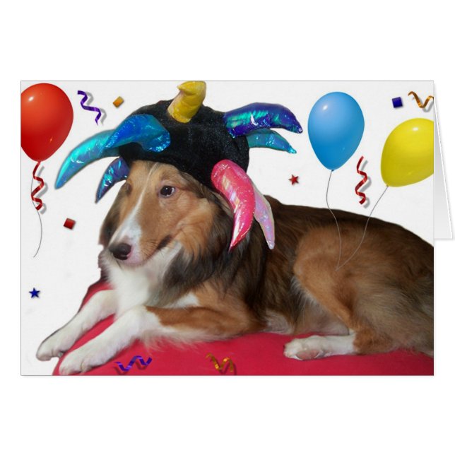 Cartão Animal de partido (Frente Horizontal)