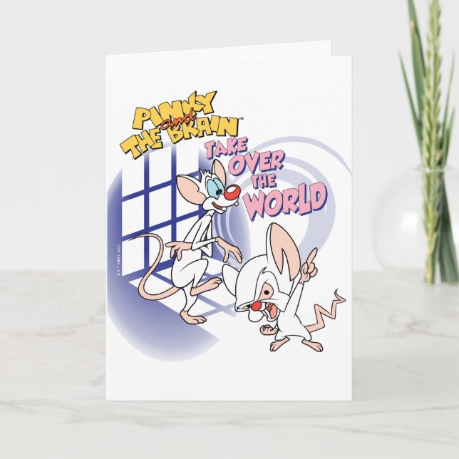 Cartão Animaniacs | Assumir O Gráfico Mundial (Frente)