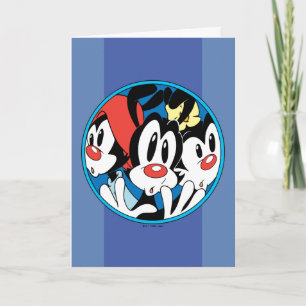 Cartão Animaniacs   Gráfico do círculo dos irmãos Warner
