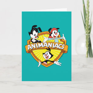 Cartão Animaniacs   Warner Brothers & Sister WB Shield