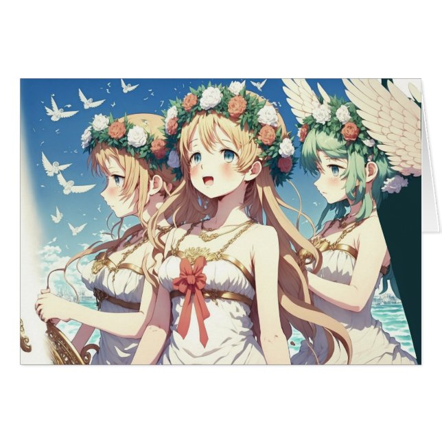 Cartão Anime Chor (Frente Horizontal)