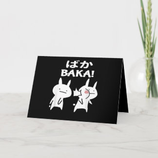Cartão Anime - Coelho Japonês Baka Slap Funny Pullover