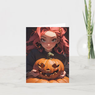Cartão Anime de Halloween B