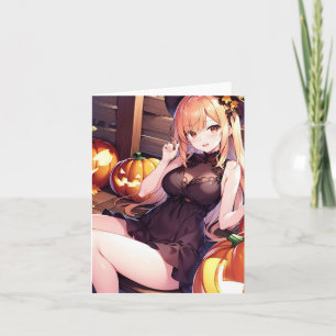 Cartão Anime de Halloween K
