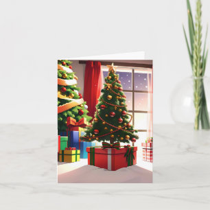Cartão Anime de Natal G - AI