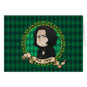 Cartão Anime Professor Snape