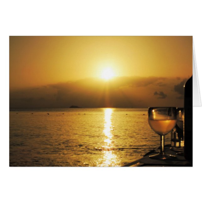 Cartão Anitgua Wine & Sunset (Frente Horizontal)