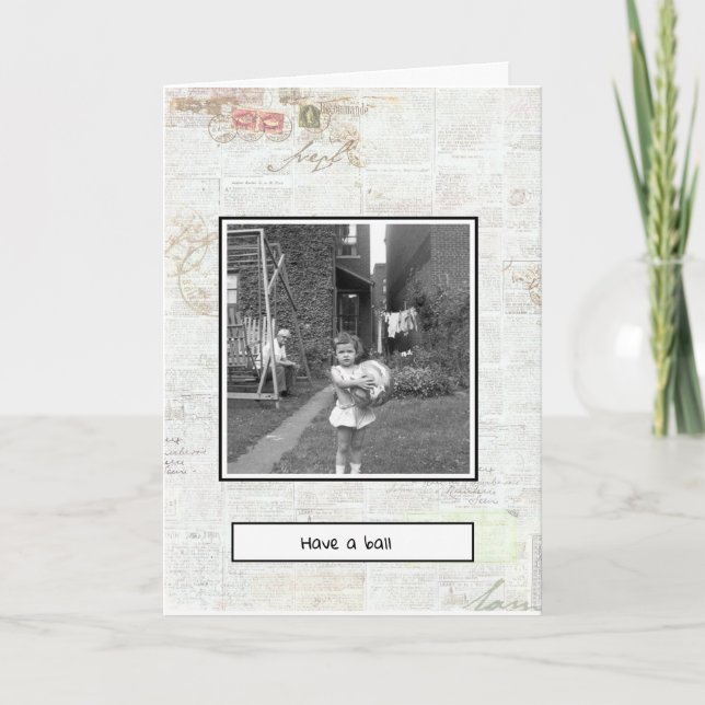 Cartão Aniversário (Frente)